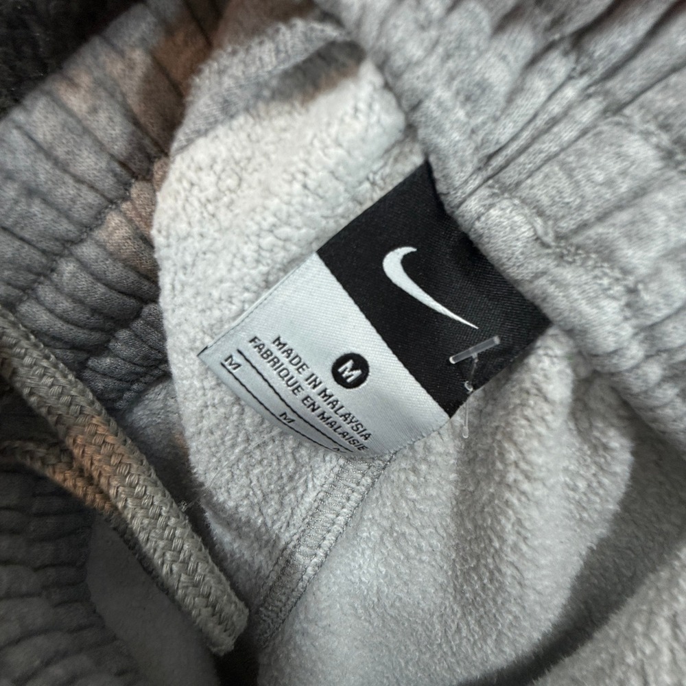 Nike Cargo Sweatpants Mens Medium Gray Fleece Straight Leg Athletic Lounge - Picture 10 of 11